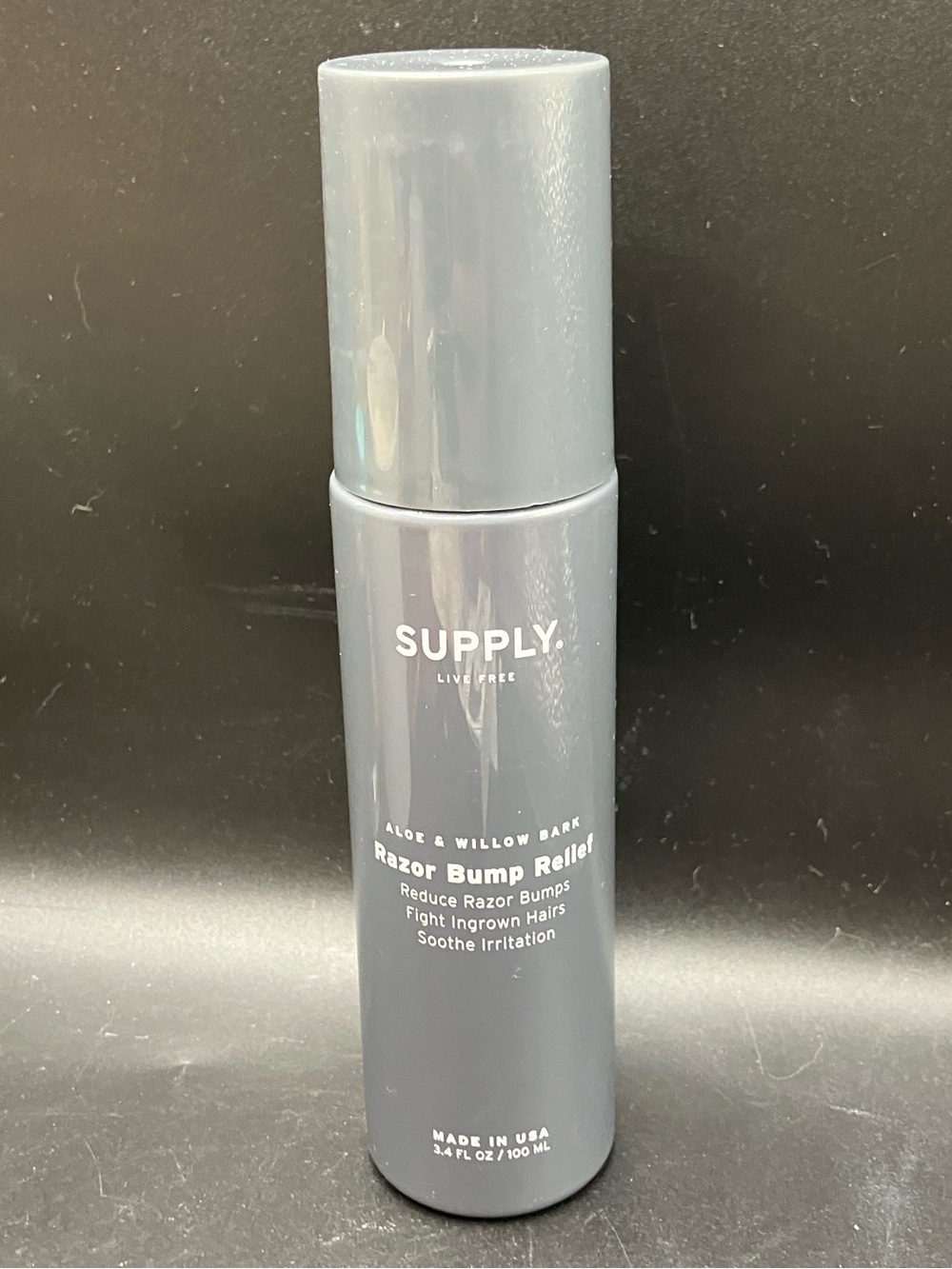 Supply Live Free Aloe & Willow Bark Razor Bump Relief 3.4 fl oz Made in USA